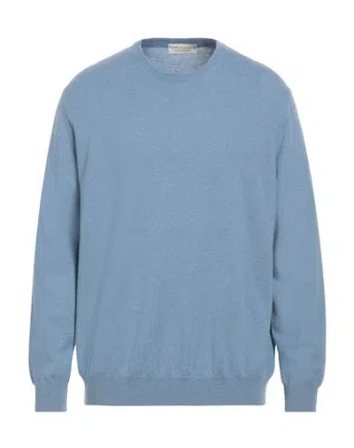 FILIPPO DE LAURENTIIS FILIPPO DE LAURENTIIS MAN SWEATER AZURE SIZE 50 SYNTHETIC FIBERS 
