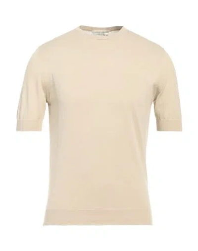 Filippo De Laurentiis Man Sweater Beige Size 38 Cotton
