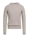 Filippo De Laurentiis Man Sweater Beige Size 38 Merino Wool, Cashmere, Polyamide In Brown