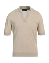 Filippo De Laurentiis Man Sweater Beige Size 42 Cotton