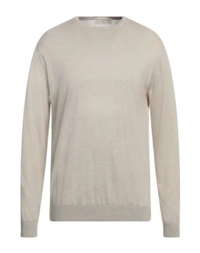 Filippo De Laurentiis Man Sweater Beige Size 44 Silk, Cotton