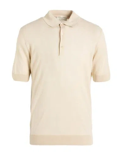 Filippo De Laurentiis Man Sweater Beige Size 50 Silk, Linen In Neutral