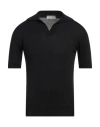 Filippo De Laurentiis Man Sweater Black Size 34 Cotton