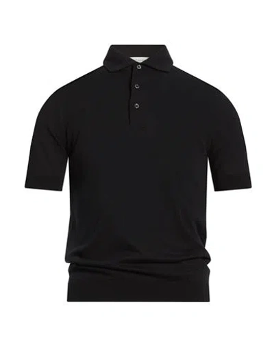 Filippo De Laurentiis Man Sweater Black Size 36 Cotton