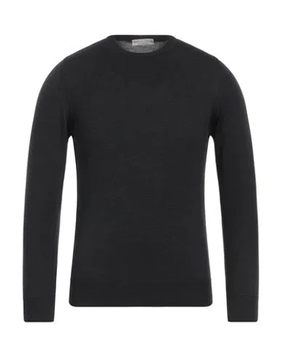 Filippo De Laurentiis Man Sweater Black Size 36 Merino Wool In Black