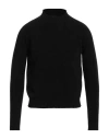 Filippo De Laurentiis Man Sweater Black Size 40 Cotton, Polyamide In Black