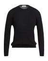 Filippo De Laurentiis Man Sweater Black Size 44 Cotton