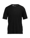Filippo De Laurentiis Man Sweater Black Size 44 Viscose, Polyamide In Black