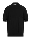 Filippo De Laurentiis Man Sweater Black Size 48 Cotton