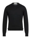 Filippo De Laurentiis Man Sweater Black Size 48 Cotton In Black
