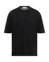 Filippo De Laurentiis Cotton Crew-neck T-shirt In Black