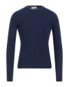 Filippo De Laurentiis Man Sweater Blue Size 36 Merino Wool, Cashmere, Polyamide