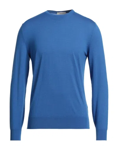 Filippo De Laurentiis Sweaters In Bright Blue