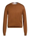 Filippo De Laurentiis Man Sweater Brown Size 40 Cotton