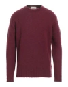 Filippo De Laurentiis Man Sweater Burgundy Size 44 Merino Wool, Cashmere, Polyamide In Red