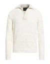 Filippo De Laurentiis Man Sweater Cream Size 42 Cotton, Polyamide