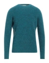 Filippo De Laurentiis Man Sweater Deep Jade Size 42 Mohair Wool, Merino Wool, Polyamide, Elastane In Green