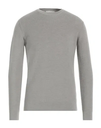 Filippo De Laurentiis Man Sweater Dove Grey Size 44 Merino Wool