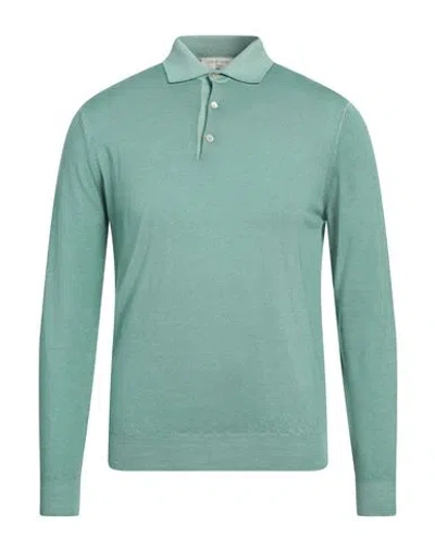 Filippo De Laurentiis Man Sweater Green Size 38 Merino Wool In Green