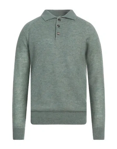 Filippo De Laurentiis Man Sweater Green Size 40 Mohair Wool, Polyamide, Wool
