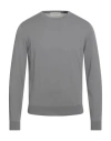 Filippo De Laurentiis Man Sweater Grey Size 38 Cotton In Gray