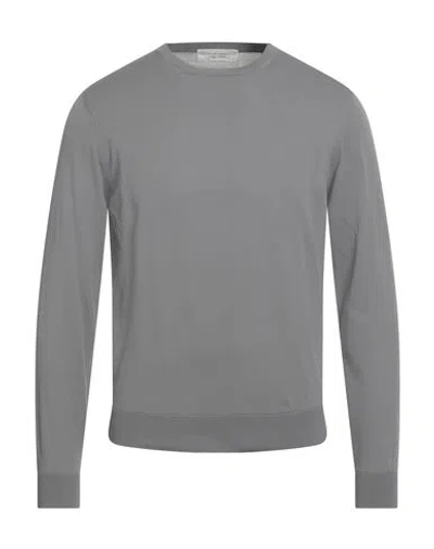 Filippo De Laurentiis Man Sweater Grey Size 38 Cotton In Gray