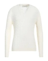 Filippo De Laurentiis Man Sweater Ivory Size 40 Cotton In White