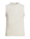 Filippo De Laurentiis Man Sweater Ivory Size 42 Merino Wool, Polyamide In White