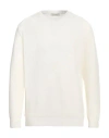 Filippo De Laurentiis Man Sweater Ivory Size 44 Merino Wool