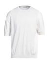 Filippo De Laurentiis Man Sweater Ivory Size 46 Cotton In White