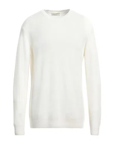 Filippo De Laurentiis Man Sweater Ivory Size 48 Merino Wool In White
