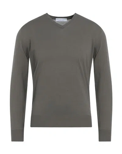 Filippo De Laurentiis Man Sweater Khaki Size 36 Cotton In Beige