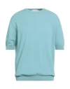 Filippo De Laurentiis Man Sweater Light Blue Size 46 Cotton