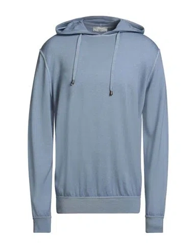 Filippo De Laurentiis Man Sweater Light Blue Size 48 Merino Wool