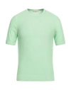Filippo De Laurentiis Man Sweater Light Green Size 40 Cotton, Polyamide