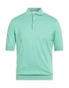 Filippo De Laurentiis Man Sweater Light Green Size 42 Cotton