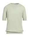 Filippo De Laurentiis Man Sweater Light Green Size 46 Cotton