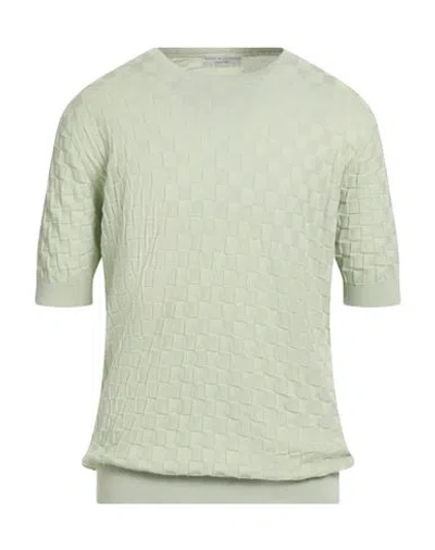 Filippo De Laurentiis Man Sweater Light Green Size 46 Cotton