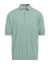 Filippo De Laurentiis Man Sweater Light Green Size 46 Cotton