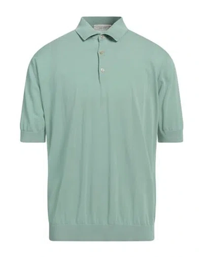 Filippo De Laurentiis Man Sweater Light Green Size 46 Cotton In Green