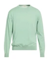 Filippo De Laurentiis Man Sweater Light Green Size 50 Cotton