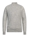 Filippo De Laurentiis Man Sweater Light Grey Size 40 Mohair Wool, Polyamide, Wool