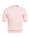 Filippo De Laurentiis Man Sweater Light Pink Size 40 Cotton