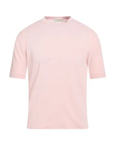 Filippo De Laurentiis Man Sweater Light Pink Size 44 Cotton