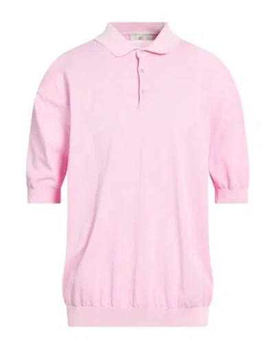 Filippo De Laurentiis Man Sweater Light Pink Size 50 Cotton