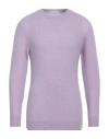 Filippo De Laurentiis Man Sweater Light Purple Size 42 Cashmere, Silk, Polyester