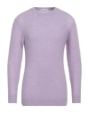 Filippo De Laurentiis Crewneck Cashmere Blended In Purple