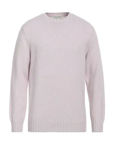 Filippo De Laurentiis Man Sweater Lilac Size 42 Merino Wool