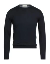 Filippo De Laurentiis Man Sweater Midnight Blue Size 36 Cotton In Black