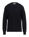 Filippo De Laurentiis Man Sweater Midnight Blue Size 44 Merino Wool